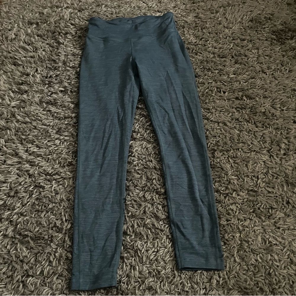 outdoor voices blue athletic leggings size small